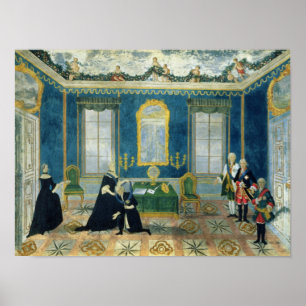 Póster Chanceler de recordação Alexey de Catherine II