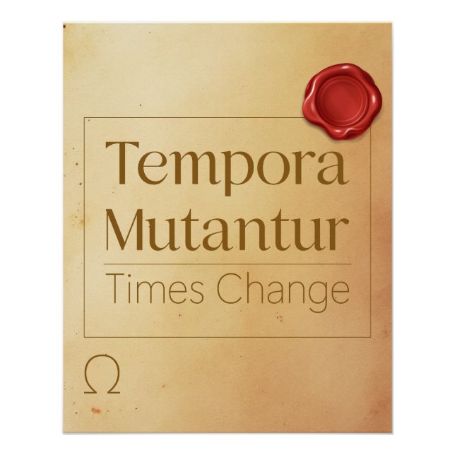 Póster Change Motivational Quote - Latin Poster Art (Frente)