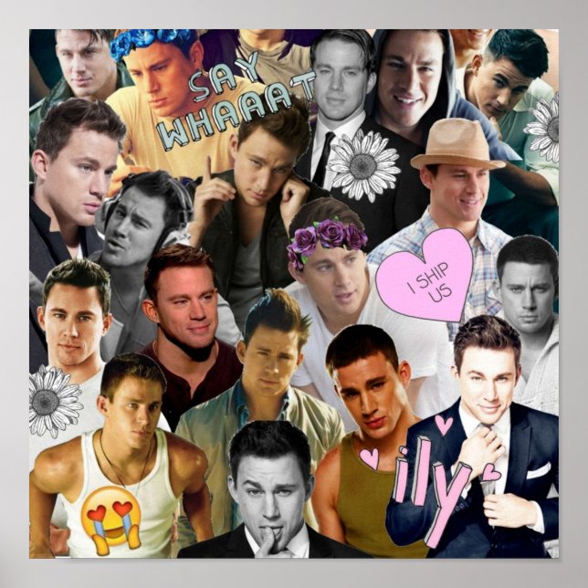 Poster Channing Tatum Collage (Frente)