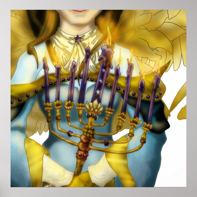 Poster Chanukah Angel (Frente)