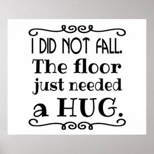 Poster Chão Engraçado