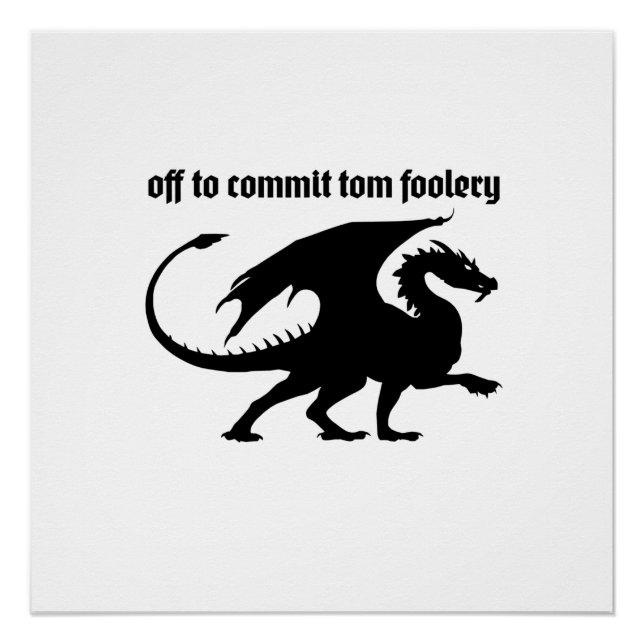 Póster Chaotic Little Dragon (Frente)