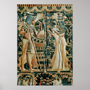 Póster Chapa da tampa da exibição do cofre