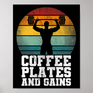 Poster Chapas E Ganhos De Café - Trabalhos De Levantament
