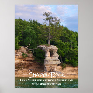 Poster Chapel Rock Lake Superior