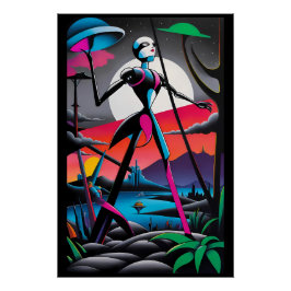Póster Chapeleiro da Selva