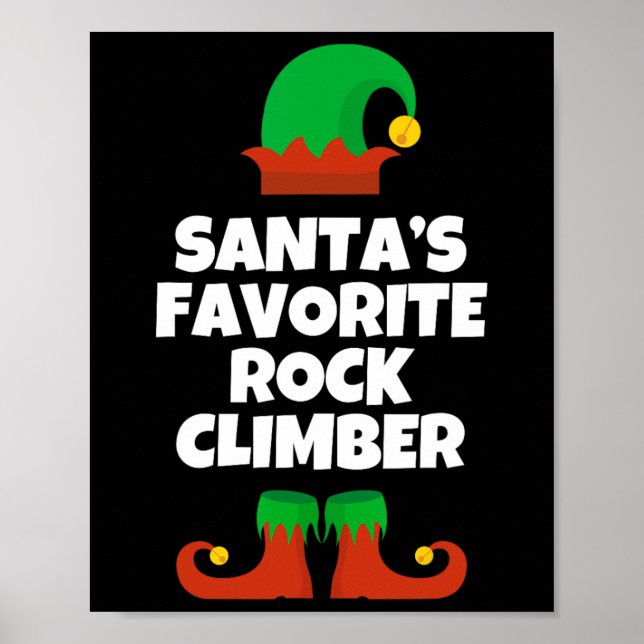 Poster Chapéu de Climber de Rocha Favorito do Papai Noel  (Frente)