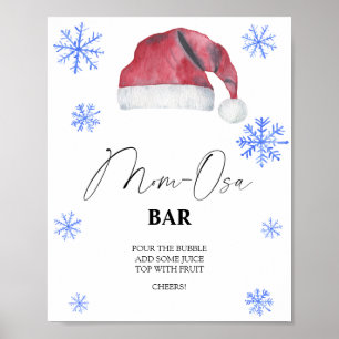 Poster Chapéu de Papai Noel - Barra Mon-osa