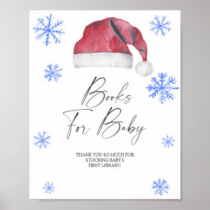 Poster Chapéu de Papai Noel - livros para bebê