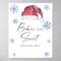 Chapéu de Papai Noel - os bebês são doces