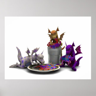 Poster Chapéus: Cookies e Leite