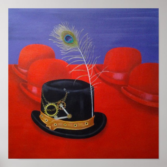 Poster Chapéus Steampunk (Frente)