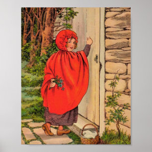 Poster Chapeuzinho Vermelho Vintage 