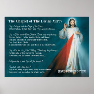 Poster Chaplet Compaixão Divino
