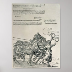 Póster Chariot triunfal do imperador Maximilian mim