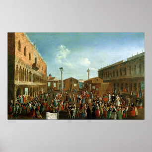 Póster Charlatans no Piazzetta San Marco, Veneza