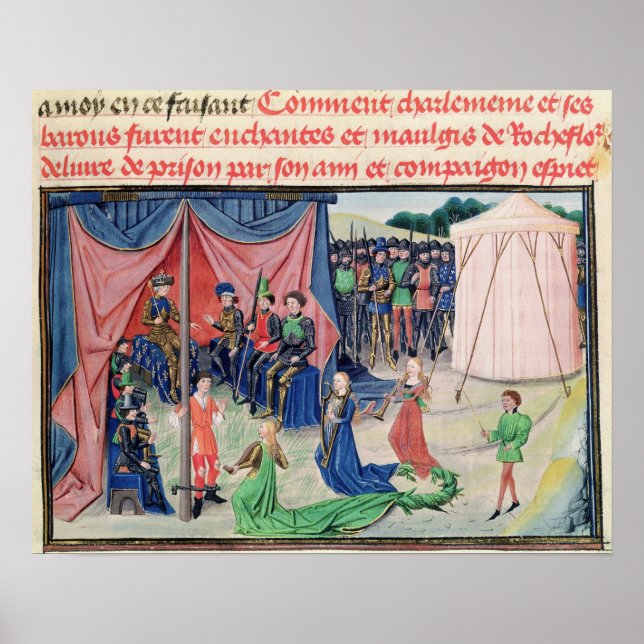 Póster Charlemagne e seus barões encantados (Frente)