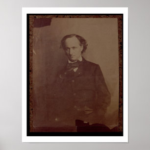 Póster Charles Baudelaire (1820-1867), poeta francês,