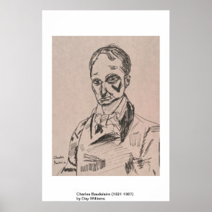 Póster Charles Baudelaire (1821-1867)