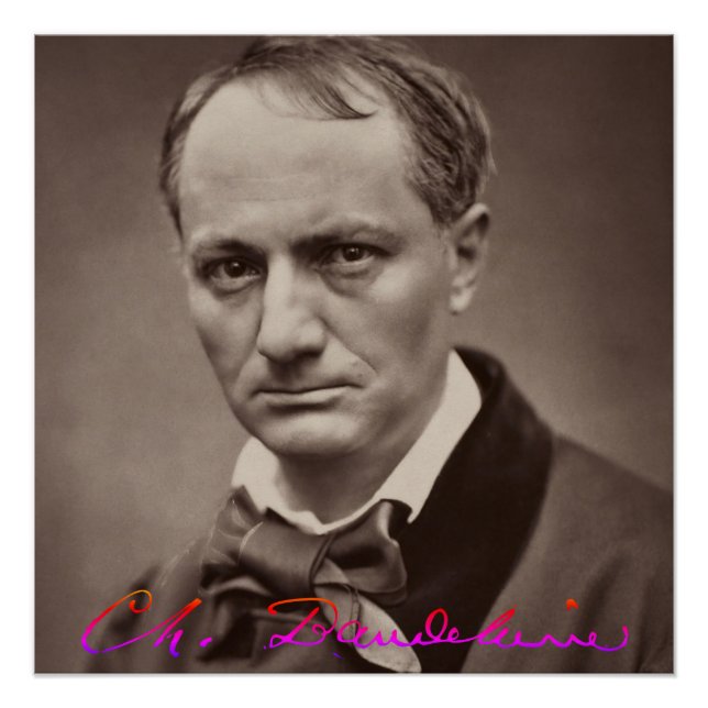 Póster Charles Baudelaire Poster (Frente)