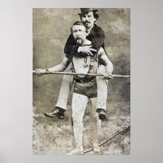 Poster Charles Blondin - Acrobat (Frente)