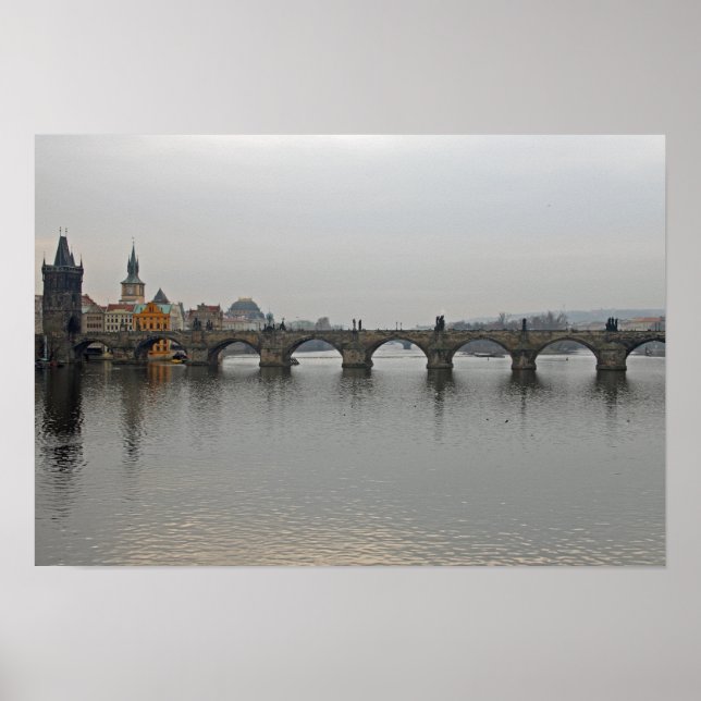 Poster Charles Bridge, Praga (Frente)