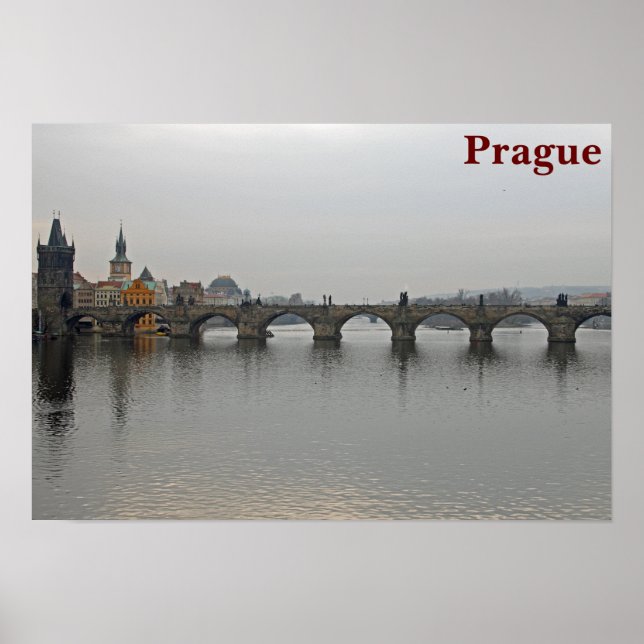 Poster Charles Bridge, Praga (Frente)