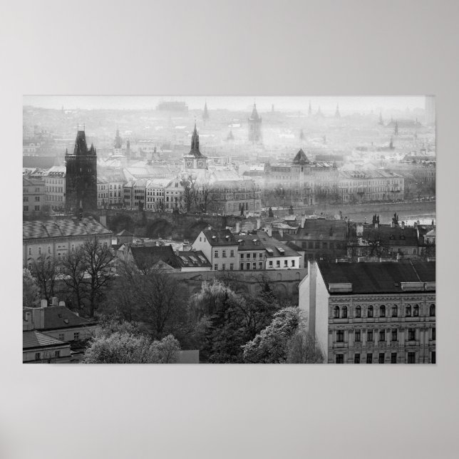 Poster Charles Brigde, Praga (Frente)