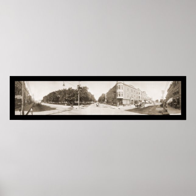 Póster Charles City, Iowa Foto 1907 (Frente)