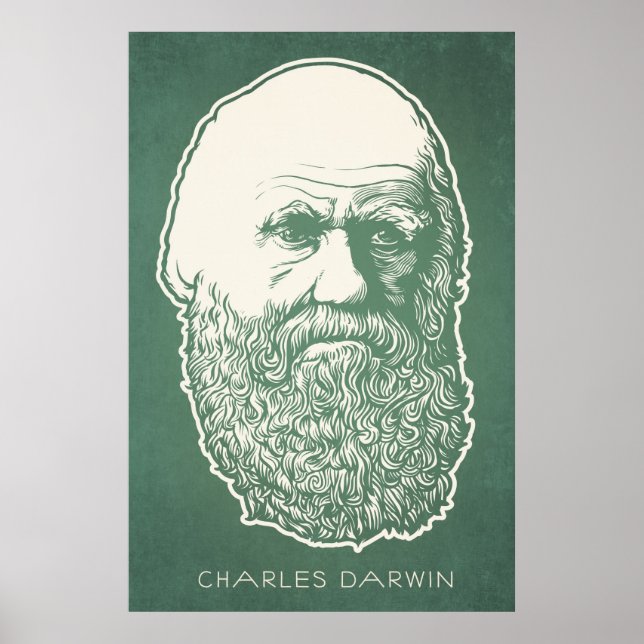 Poster Charles Darwin (Frente)