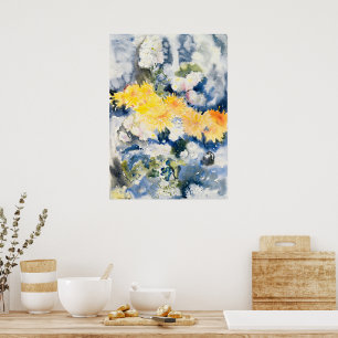 Poster Charles Demuth - Amarelo e Azul,
