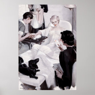 Póster Charles Edward Chambers: Manicure