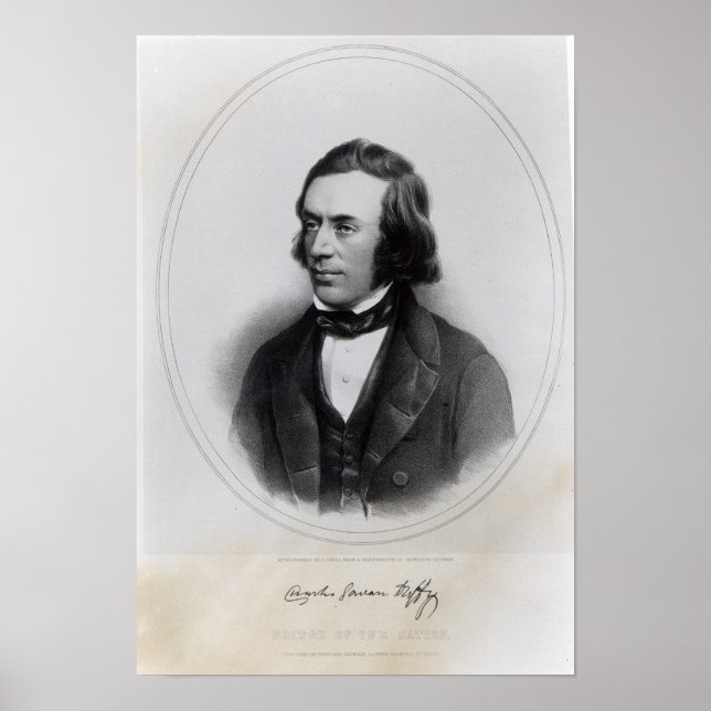 Póster Charles Gavan Duffy, litográfico de H. O'Neill (Frente)