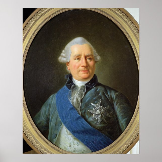 Póster Charles Gravier Conde de Vergennes (Frente)