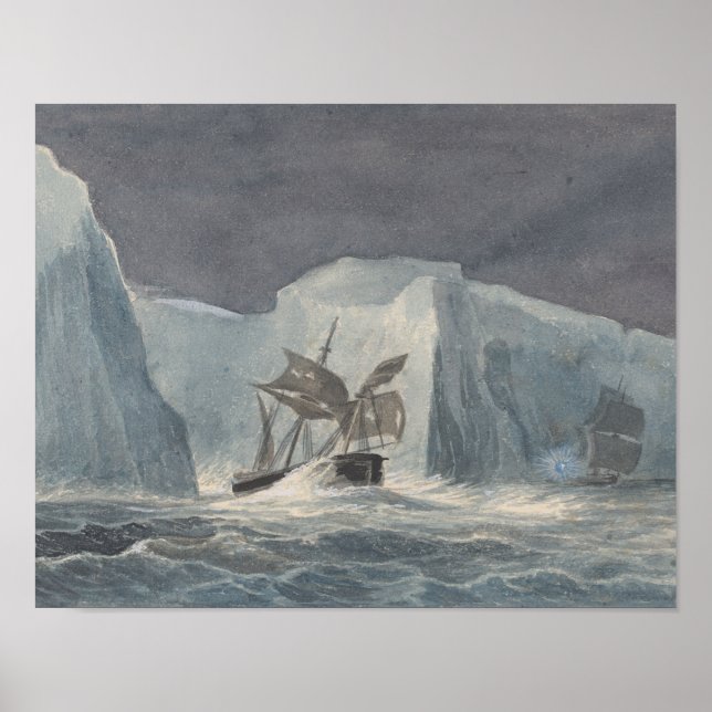Poster Charles Hamilton Smith - A Passagem de Erebus (Frente)