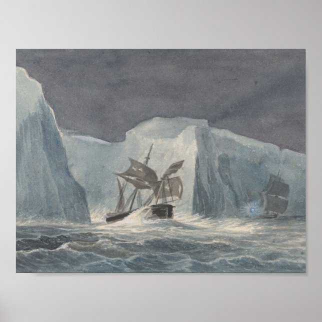 Poster Charles Hamilton Smith - A Passagem de Erebus (Frente)