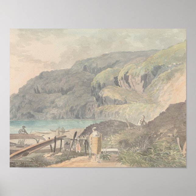 Poster Charles Hamilton Smith - Vista de um lago (Frente)