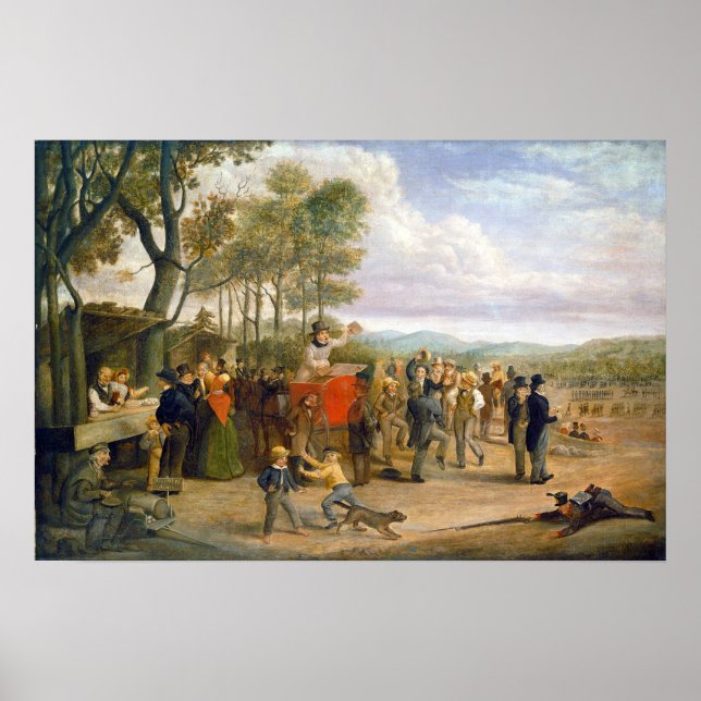 Poster Charles Henry Granger Muster Day (Frente)