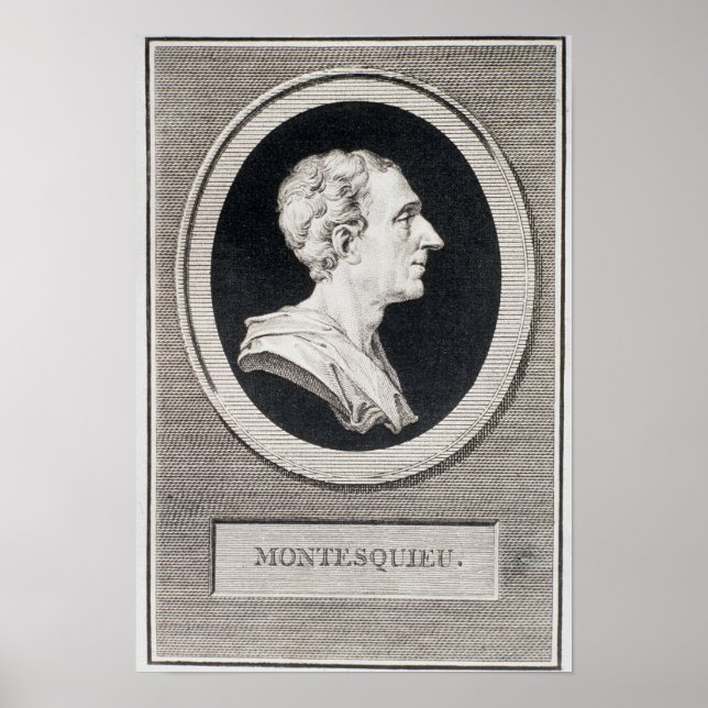 Póster Charles Louis de Secondat, Barão de Montesquieu (Frente)