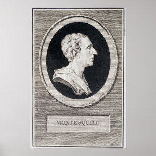 Póster Charles Louis de Secondat, Baron de Montesquieu