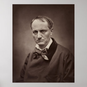 Poster Charles Pierre Baudelaire Portrait Étienne Carjat
