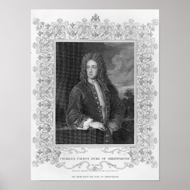 Póster Charles Talbot, Duque de Shrewsbury (Frente)