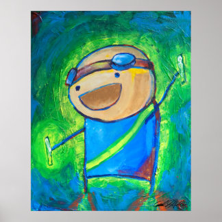 Póster Charles the Raver 24x30"