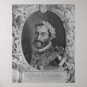 Póster Charles V, imperador romano santamente