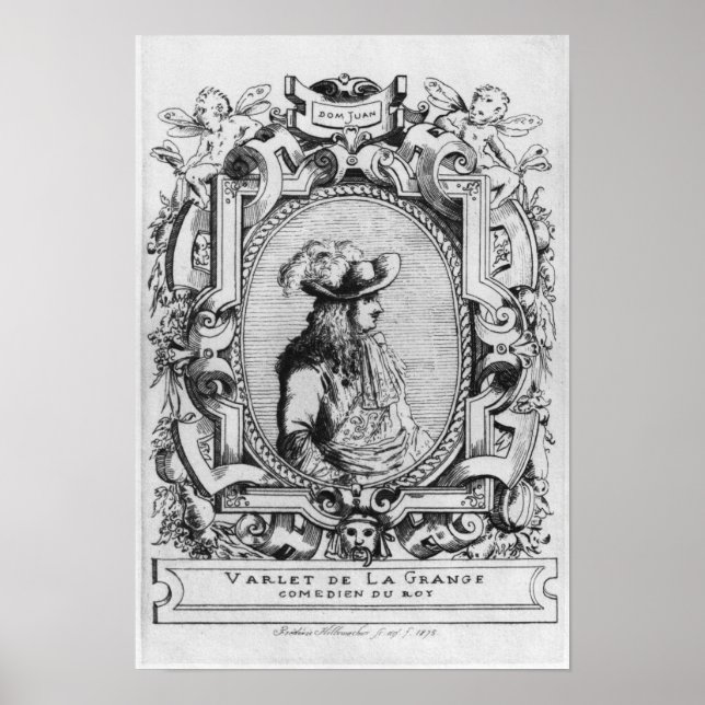 Poster Charles Varlet, conhecido como La Grange (Frente)