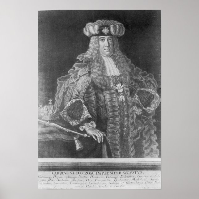 Póster Charles VI , Santo Imperador Romano (Frente)