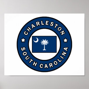 Póster Charleston Carolina do Sul