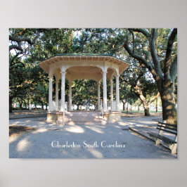 Póster Charleston Carolina do Sul, Gazebo, Bateria