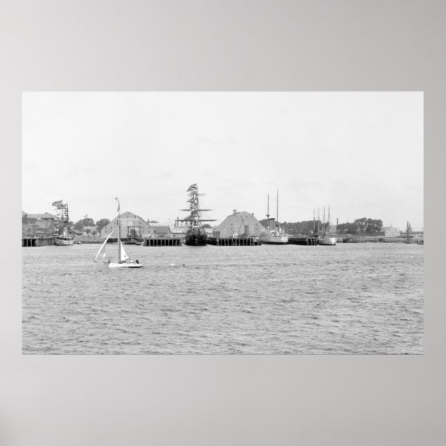 Póster Charlestown Marinho Yard: 1900 (Frente)