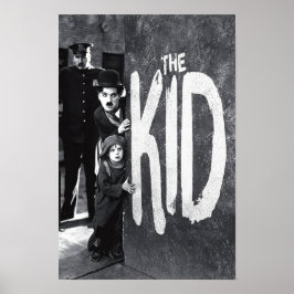 Poster Charlie Chaplin O Garoto Filme Clássico 1921